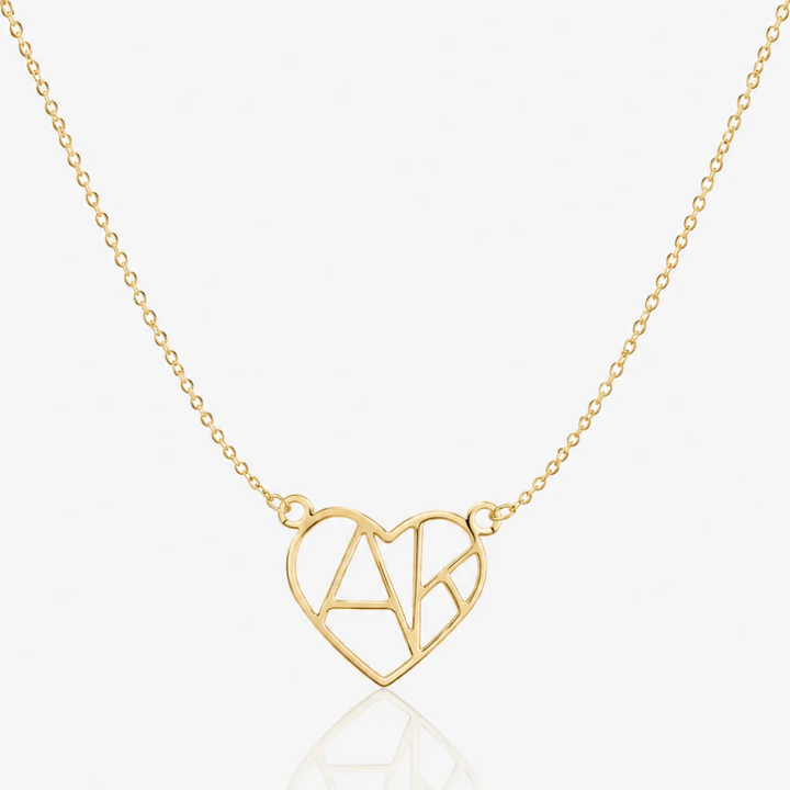 COLLIER CŒUR INITIAL