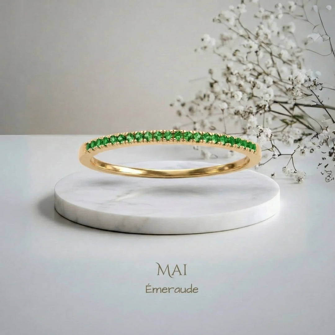 BAGUE AVEC PIERRE DE NAISSANCE