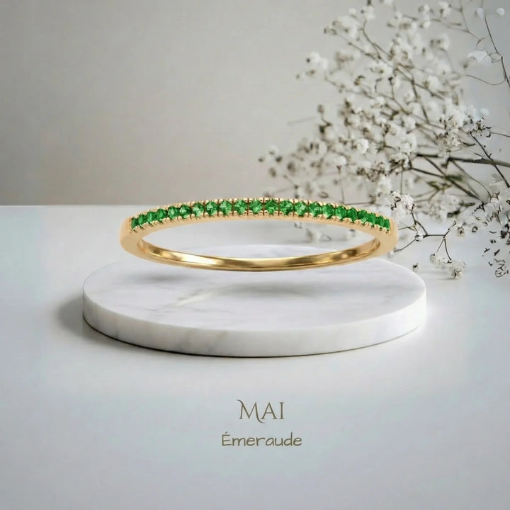 BAGUE AVEC PIERRE DE NAISSANCE
