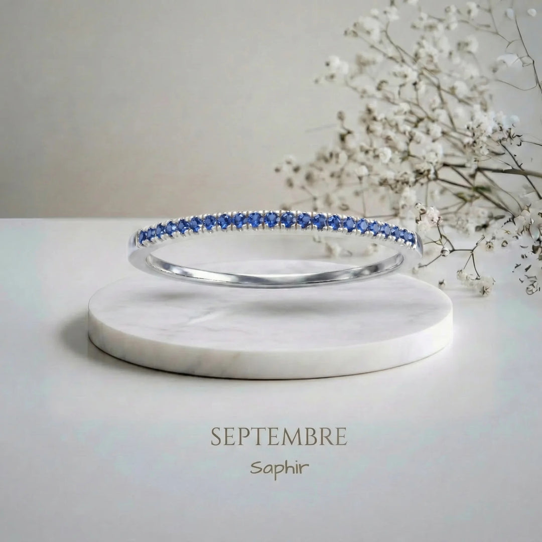 BAGUE AVEC PIERRE DE NAISSANCE