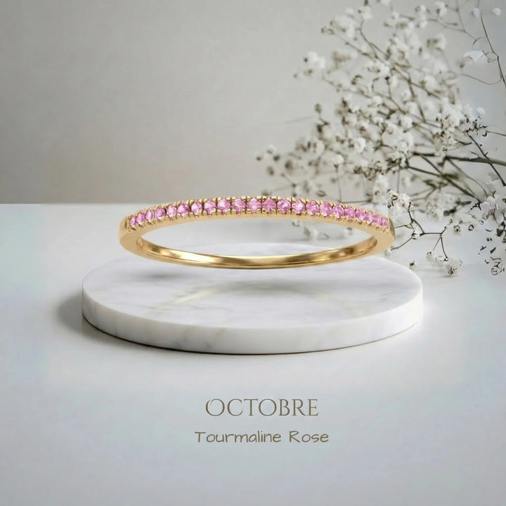 BAGUE AVEC PIERRE DE NAISSANCE