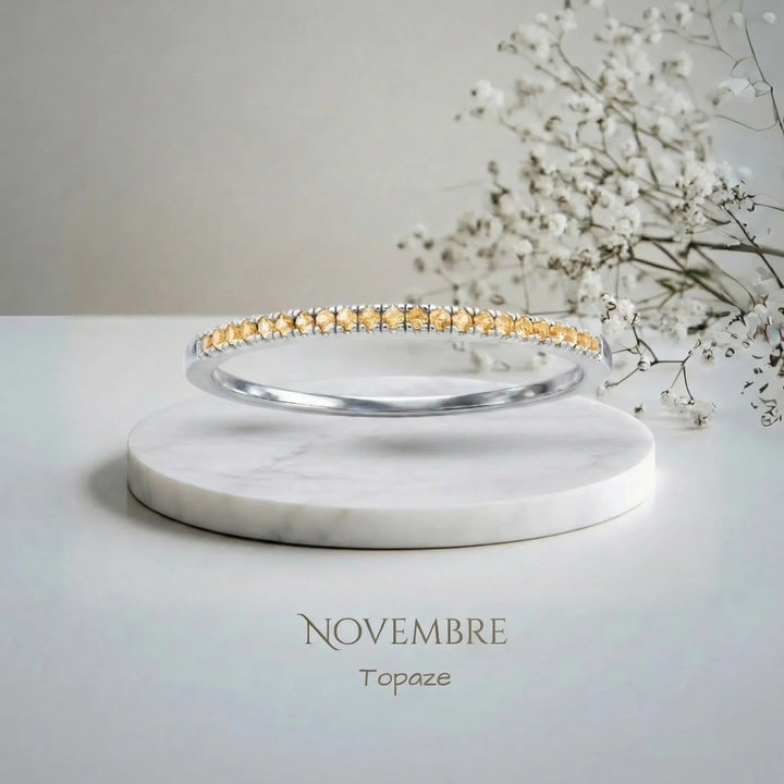 BAGUE AVEC PIERRE DE NAISSANCE
