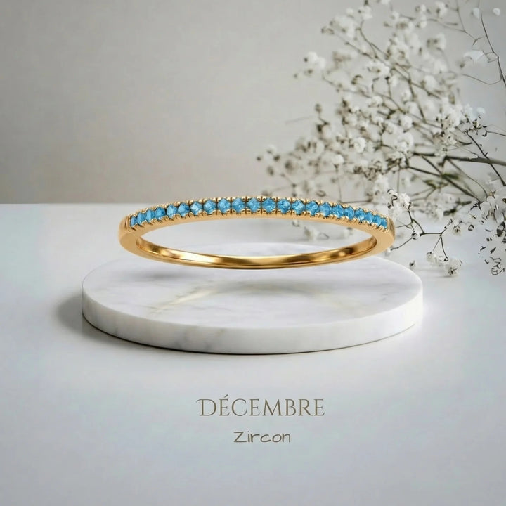 BAGUE AVEC PIERRE DE NAISSANCE