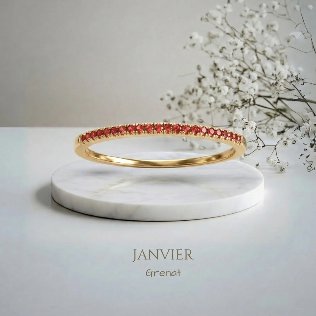 BAGUE AVEC PIERRE DE NAISSANCE