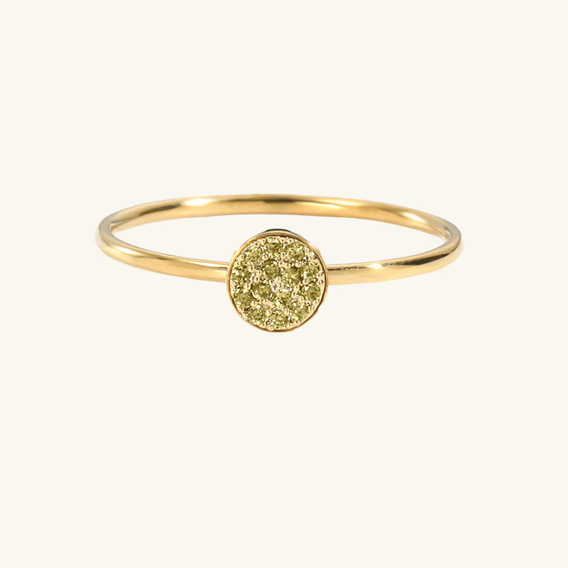 BAGUE CLASSIQUE AVEC PIERRE DU MOIS DE NAISSANCE