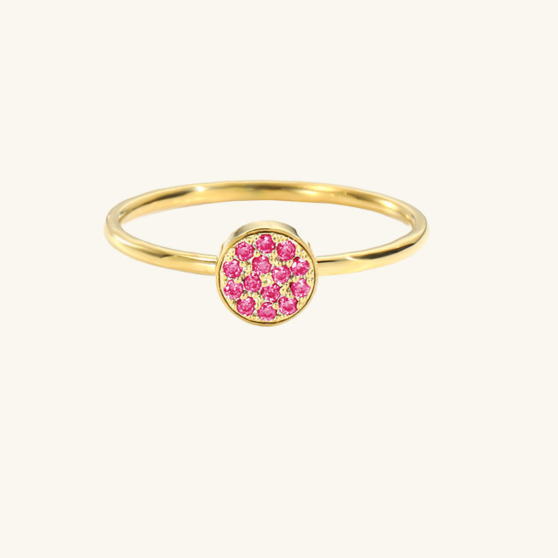 BAGUE CLASSIQUE AVEC PIERRE DU MOIS DE NAISSANCE