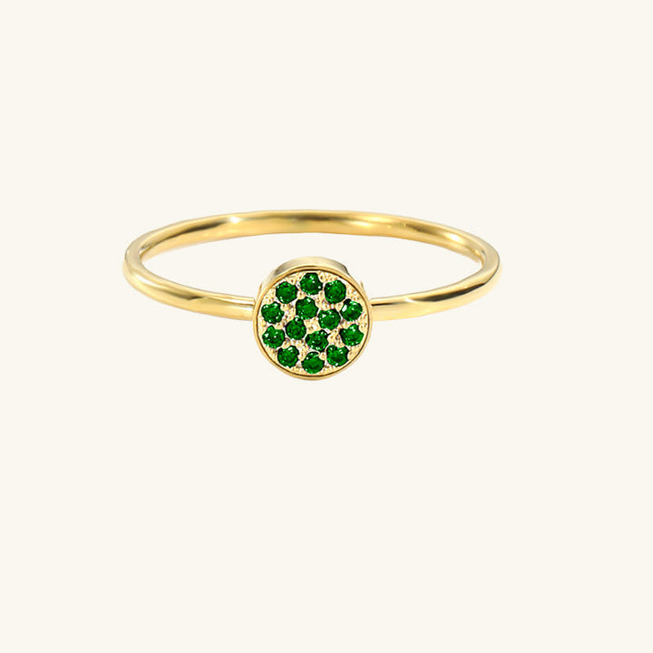 BAGUE CLASSIQUE AVEC PIERRE DU MOIS DE NAISSANCE