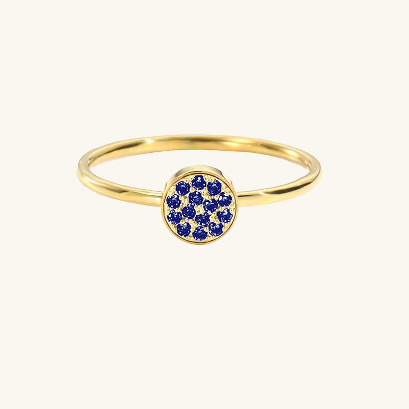 BAGUE CLASSIQUE AVEC PIERRE DU MOIS DE NAISSANCE