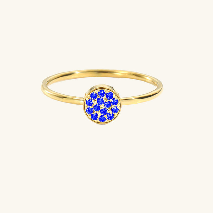 BAGUE CLASSIQUE AVEC PIERRE DU MOIS DE NAISSANCE