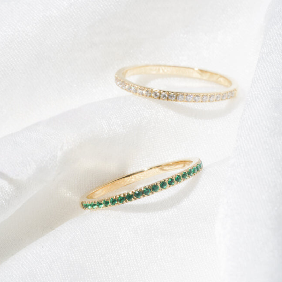 BAGUE AVEC PIERRE DE NAISSANCE